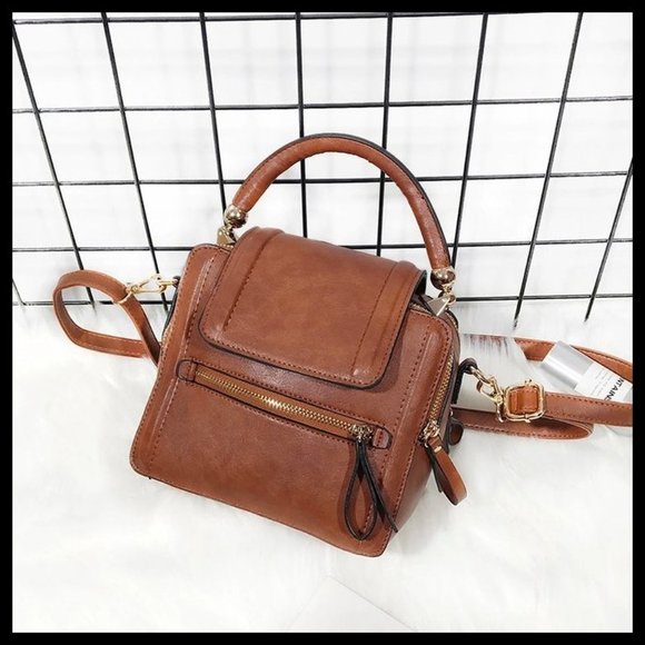 NEW Tote Crossbody Brown Bag - Picture 2 of 5